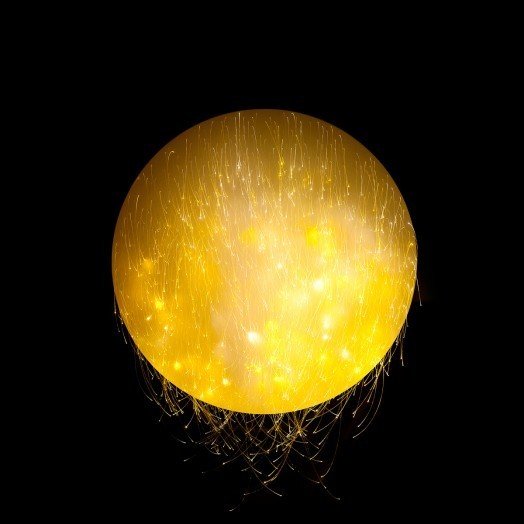 Danish Crafts Announces Mindcraft13 for Salone - Photo 9 of 13 - Mare Tranquillitatis by Astrid Krogh-An optical fibre sculpture.