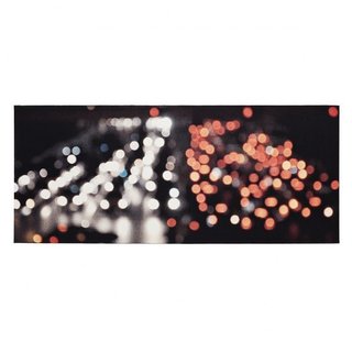 Rush Hour / Shanghai 5 by Grethe Sørensen-A tapestry made on a digital jacquard loom, based on video recordings of city lights in Shanghai.