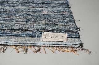 Scandinavian Rag Rugs Made from Recycled Denim - Photo 2 of 2 -