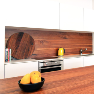 Photo of the Week: Minimal Dream Kitchen with Wood Accents - Photo 1 of 1 -