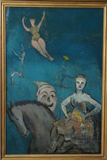 Circus Performance, oil by Milton Avery— Today G. David Thompson's art collection would be worth upwards of $350 million.