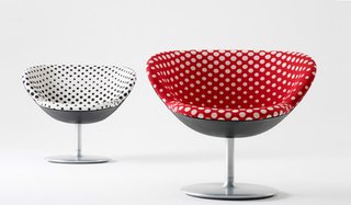 Furniture Focus: Busk + Hertzog - Photo 8 of 9 - The Capri chair features chrome legs and high-quality moulded foam.