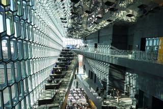 Reykjevik’s magnificent Harpa Conference Center hosted many of the events. Photo by: Tiffany Orvet