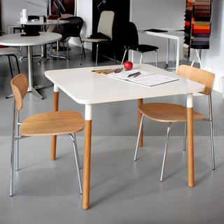One designer stood out from the rest: Sturla Már Jónsson. The designer's simple and adaptable Aría Table won the "Best Furniture Award" by Iceland’s Association of furniture and interior architects. The award covers the period 2007-2012 because this is the first time its been given. From now on, it will be every two years. The table is made of solid core formica with legs of oak or another wood if preferred. It comes in three sizes and is available from Sólóhúsgögn ehf. Photo courtesy Sturla Már Jónsson.