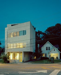 A forward-thinking architect builds this multifunctional structure with a burgeoning community in mind.
