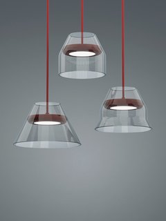 La Chance unveiled two suspension lights by French designer Guillaume Delvigne at Salone del Mobile in 2013, Hal and Swan.
