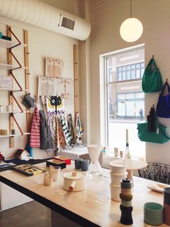 At Detroit's Nora, find a curated selection of modern housewares and accessories from local and international designers including pieces by Ferm Living, Kaico, Soma, and Artek.