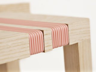 Industrial Designer Ditte Hammerstrøm - Photo 6 of 7 - Detail of the Wall Stool.