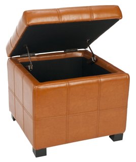 A Look at Space Saving Furniture - Photo 3 of 5 - When you live in a small space it's important to make sure that as many pieces of furniture as possible serve multiple purposes. Look for an ottoman that can double as a foot stool, extra seat, or storage container. In addition, some ottomans have a lid that can be flipped around to serve as a hard surface on which to serve drinks or food.