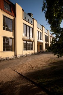 Art Nouveau Architect Henry van de Velde - Photo 2 of 4 - The main building of Bauhaus University. Designed by Henry van de Velde in 1904 when it was the School of Art and Applied Arts. The design and installation of large windows provided the students with natural light. Van de Velde was the director there from 1902 - 1917. The building is now a UNESCO World Heritage Site.