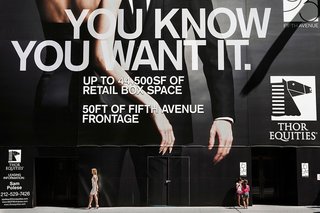 Photography Focus: Natan Dvir - Photo 8 of 8 - A pair of young gossip girls and a lady walking by a New York City ad.