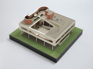 Le Corbusier (Charles-Edouard Jeanneret) (French, born Switzerland. 1887-1965). Villa Savoye, Poissy. 1928-31. Model, 1932. Wood, aluminum, and plastic. 16 x 34 x 32" (40.6 x 86.4 x 81.3 cm). Model maker: Theodore Conrad. The Museum of Modern Art, New York. Purchase. © 2013 Artists Rights Society (ARS), New York / ADAGP, Paris / FLC" /pemLe Corbusier: An Atlas of Modern Landscapes/em runs June 15 to September 23. a href="http://www.moma.org/visit/calendar/exhibitions/1321"More information can be found here./a/p dwell-photo photoId="6133556710855127040" caption="Le Corbusier raised Villa Savoye on pilotis (stilts) to provide "distant views of the horizon." Le Corbusier (Charles-Édouard Jeanneret). (French, born Switzerland. 1887-1965). Villa Savoye, Poissy. 1928–31. Photograph. 2012. © 2013 Artists Rights Society (ARS), New York/ADAGP, Paris/FLC. Photo © Richard Pare" /dwell-photo photoId="6133556720007208960" caption="Le Corbusier conceived his urban plan for Rio de Janiero while viewing the city during a plane ride. 1929. Aerial perspective with Guanabara Bay, the center and the beaches. (Charles-Édouard Jeanneret) (French, born Switzerland. 1887-1965). Charcoal and pastel on paper. 29 15/16 x 31 11/16" (76 x 80.5 cm). Foundation Le Corbusier, Paris. © 2013 Artists Rights Society (ARS), New York/ADAGP, Paris/FLC
