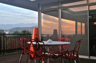 Dwell Los Angeles Home Tours Day #2 Preview: East Side and Downtown - Photo 6 of 10 - The deck of H House, which has incredible views, includes chairs by Konstantin Grcic.