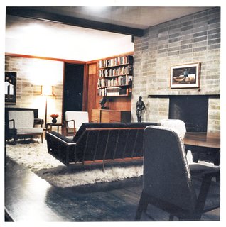 Mid-Century Designer Focus: Mel Smilow - Photo 1 of 7 - Smilow’s house is located in Usonia, the Frank Lloyd Wright–designed community in Mount Pleasant, New York. The furnishings are all from Smilow-Thielle. Photo courtesy of the Smilow Family.