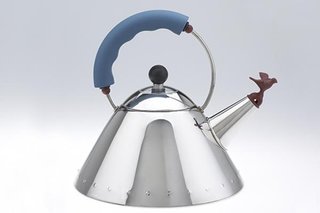 The Whistling Bird teakettle for Alessi is one of Graves's most famous works of industrial design.