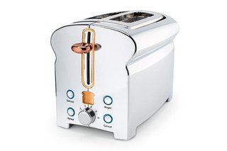 The Two-Slice toaster for JCP is one of Graves's new designs, at once playful and functional.