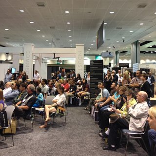 A standing room only crowd gathered at Dwell on Design to hear about 3D Systems' Cube, an at-home 3D pritner.