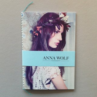 Photographer Anna Wolf created this beautiful small promo book that drove us to her website wanting to see more.