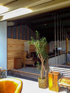 Number Five: A Co-Working Space in Venice Beach - Photo 8 of 14 - "The old wood from the surrounding structures has much more character than anything you can buy new," say Yardwork Co’s Anderson and Woitunsky. "We’re thrifty so we love doing it, but it’s also nice to know that this stuff is getting used again." Photo by Marc Alt