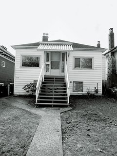 The 1,300-square-foot 1940s bungalow had little character before the renovation.