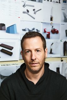 Designer Focus: Brad Ascalon - Photo 1 of 4 - Brad Ascalon’s grandfather Maurice was born in 1913 into a Hasidic Hungarian shtetl as Moshe Klein. The designer, sculptor, and master silversmith studied art in Brussels and Milan and, in 1934, moved to British Palestine, where he set up the company Pal-Bell to manufacture decorative art and liturgical objects.