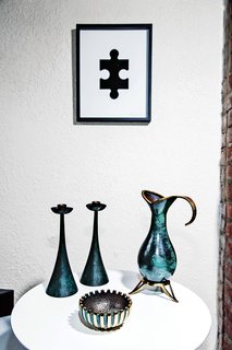 Designer Focus: Brad Ascalon - Photo 4 of 4 - David, who focuses on large-scale sculpture and stained glass, now runs Ascalon Studios, which he founded with Maurice in 1977. Brad occasionally makes the drive to southern New Jersey to log a few hours in his dad’s workshop.