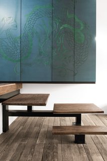 Modern Lilong House Renovation in Shanghai - Photo 11 of 11 - "I love to play with Chinese symbols, with lights and surprises," says Carbone.