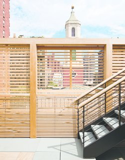 Nelson Byrd Woltz Harnesses the Natural Elements - Photo 2 of 5 - The seventh-floor terrace, or "sky meadow," is at the very top of the town house.