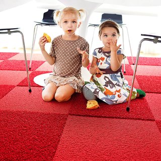 FLOR's tiles are designed to be impervious to moisture, as spills and stains won’t seep through the carpet. 