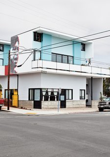 The building’s exterior includes a 3-D mural of Cesar Chavez conceptualized by Perez’s son, Adrian.