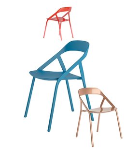 Designer Michael Young’s <5_MY chair for Coalesse is a cutting-edge carbon-fiber design that weighs in at less than five pounds. The chair was inspired by his work with bicycles, is stackable for easy storage, and can be customized to match any color using an app.