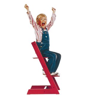 How the Iconic Tripp Trapp High Chair Came to Life - Photo 5 of 6 - Opsvik first developed the idea for the Tripp Trapp after observing that his son, Tor—shown in a 1972 Stokke booklet struggled to sit correctly and comfortably in an adult chair. "Double-size furniture is a way of understanding how three-year-olds perceive their surroundings," says Peter Opsvik in Rethinking Sitting.