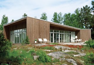 Prefab house in Muskö, Sweden