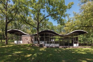 10 Modern Iconic Masterpieces - Photo 10 of 10 - The Gregory Residence is a masterclass example in design. Furnished by renowned New Hope woodworker George Nakashima, this private and rustic home offers ingenious versatility over its 1,644 square feet of space on a 10-acre lot.