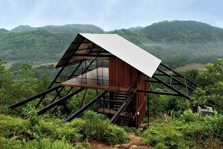 Estate Bungalow in Matugama, Sri Lanka, by Narein Perera as published in Cabins (Taschen, 2014).