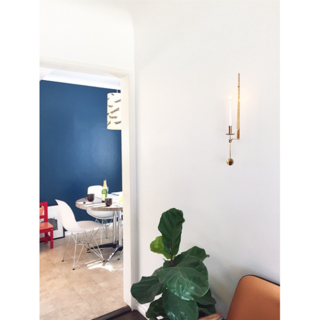 @laneylainc: "Our home studio is now accented by a lovely candle from Skultuna."