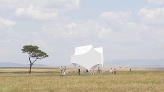 Why Your Next Prefab May Be by a World-Famous Designer - Photo 7 of 8 - Bettina Pavilion by Michael Maltzan Featuring the fluid white curves often associated with Michael Maltzan’s work, the Bettina Pavilion was designed to provide a striking shaded canopy in the great outdoors, whether that’s in an open field or on the beach.