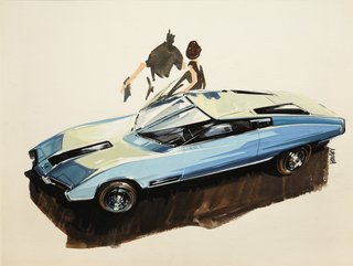 When the Future Had Fins: Fantastical Vintage Auto Drawings - Photo 4 of 7 -