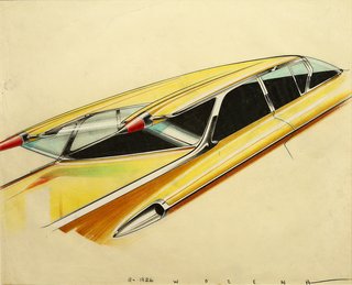 When the Future Had Fins: Fantastical Vintage Auto Drawings - Photo 7 of 7 -
