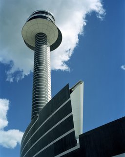 Go Inside the Whimsical and Geometric Mind of Gert Wingårdh - Photo 8 of 9 - Arlanda Tower Based on a classical tripartite, the flight tower in Sigtuna, Sweden is composed of three components: based, shaft, and capital. Influence by light houses with contrasting colors, the tower black and white stripes. 