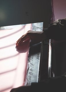 From Denmark to Nepal—Masters of Their Crafts Unite - Photo 4 of 8 - As shown here, the artisans delicately handle colored paper sheets that line the architectural house boxes from the collection.