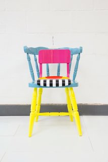Every Chair Tells a Story - Photo 1 of 5 - The A Trapped Star chair by Yinka Ilori was inspired by a Nigerian tale of a boy who worries he won't succeed. 