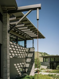 Retirement Never Looked Better and More Sustainable - Photo 2 of 10 - Butterfly House, designed by Feldman Architecture for David and Suzanne Rinaldo in California’s Monterey County, is made up of three discrete structures separated by walkways. The distinct folds in the roofs are utilized for rainwater catchment.