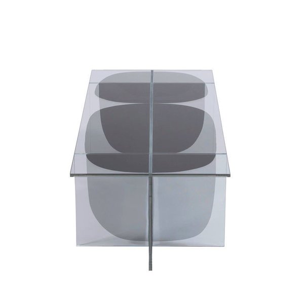 Coffee Tables That Would Make Yves Klein Proud - Photo 3 of 6 - Bipolar table by OS ∆ OOS Contained within the sharp geometry of this transparent table are hazy shapes that change with the position of the observer. 