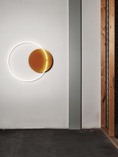 A lighting piece from Sabine Marcelis’s VOIE light series #1, made from neon and cast polyester resin. 