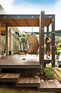 Students Pass Their Class by Building a House in New Zealand - Photo 2 of 7 - The topography proved challenging so the designers elevated the house on piers. 