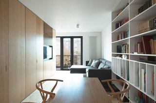 The Moscow Minimalists - Photo 5 of 6 - The Wood Box Apartment by Crosby Studios. 