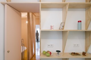 A Quirky Renovation Brings an Indoor Garden to the Center of Madrid - Photo 6 of 6 - What was once a dark apartment is now a bright home filled with candy colors.