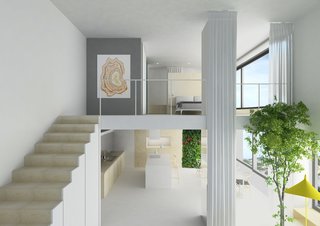 The Globetrotting Designer That Takes on Challenges of All Scales - Photo 5 of 5 - The two levels of the apartment designed by Herrenknecht in Zurich. 