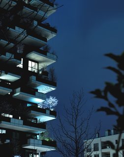 Pretty on the Inside: The Luxe Residences of Milan's Vertical Forest - Photo 1 of 6 - The 27-story Bosco Verticale is planted with more than 2,000 plants and 900 trees—ranging from 10 to 30 feet tall—supported by steel-reinforced concrete balconies. 